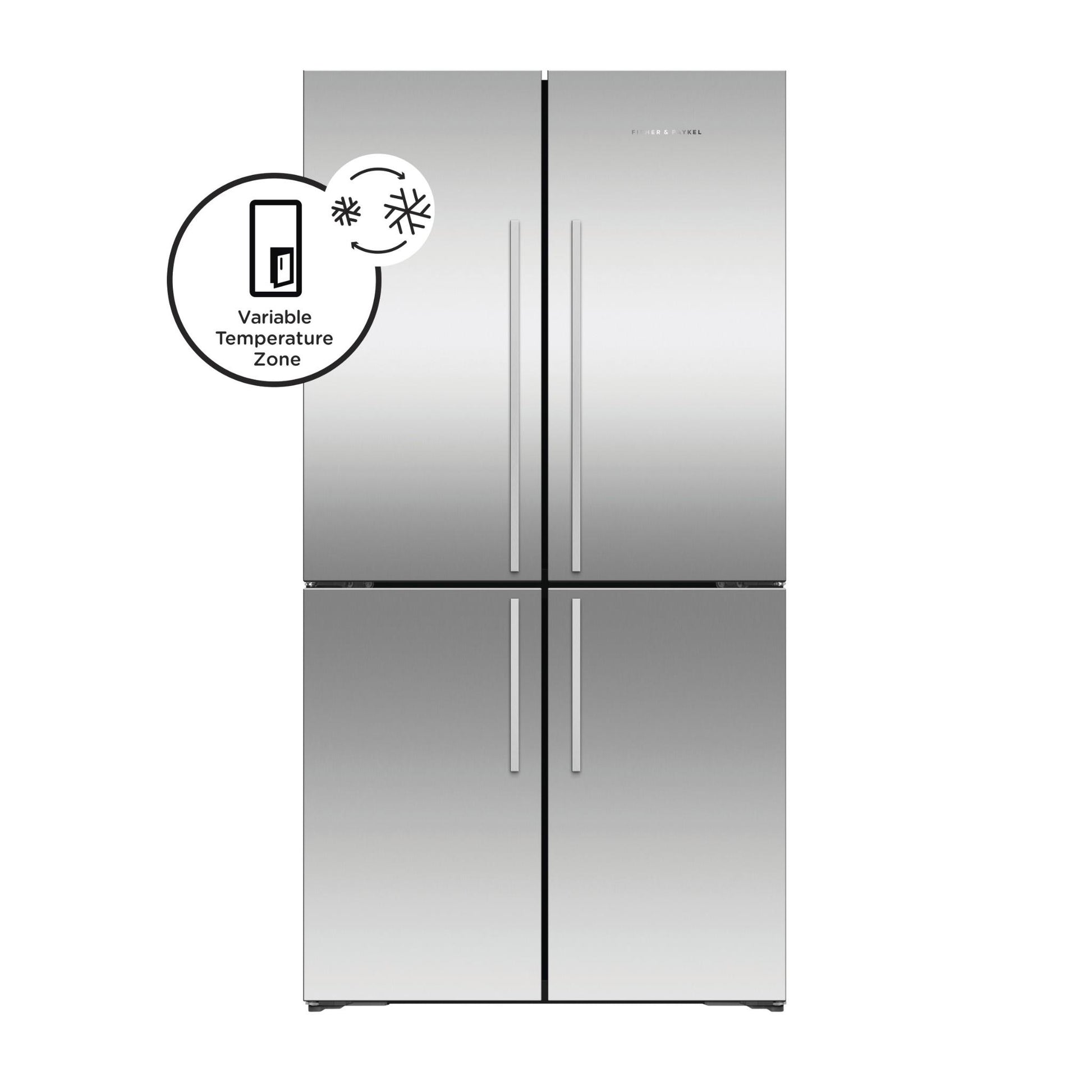 Fisher & Paykel RF605QDVX2 538L French Door Fridge (Stainless Steel)