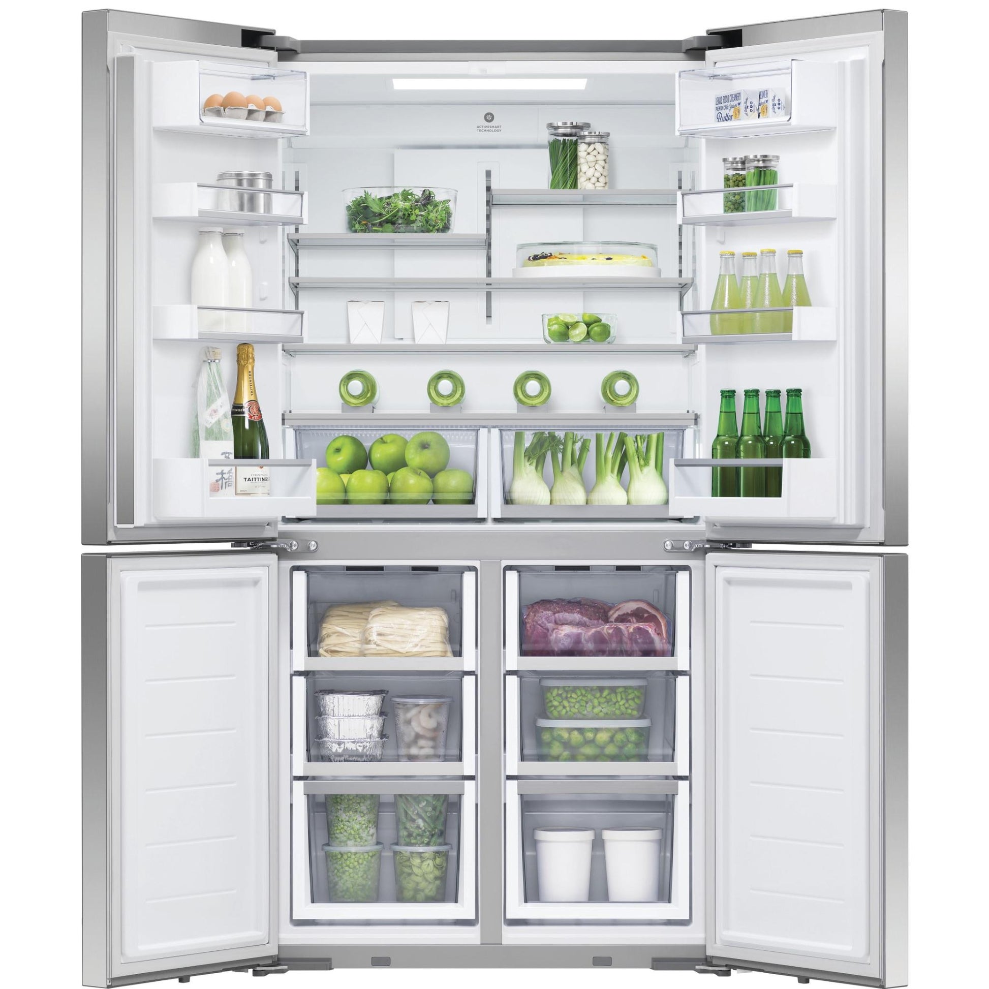 Fisher & Paykel RF605QDVX2 538L French Door Fridge (Stainless Steel)