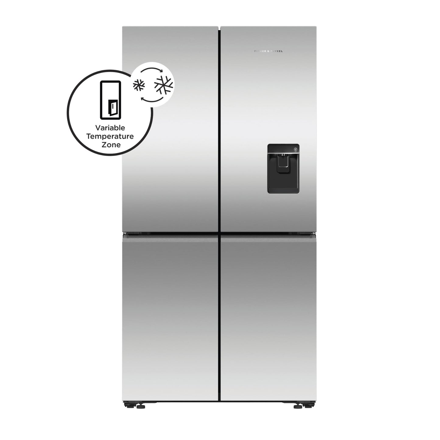 Fisher & Paykel RF605QNUVX1 538L French Door Fridge (Stainless Steel)