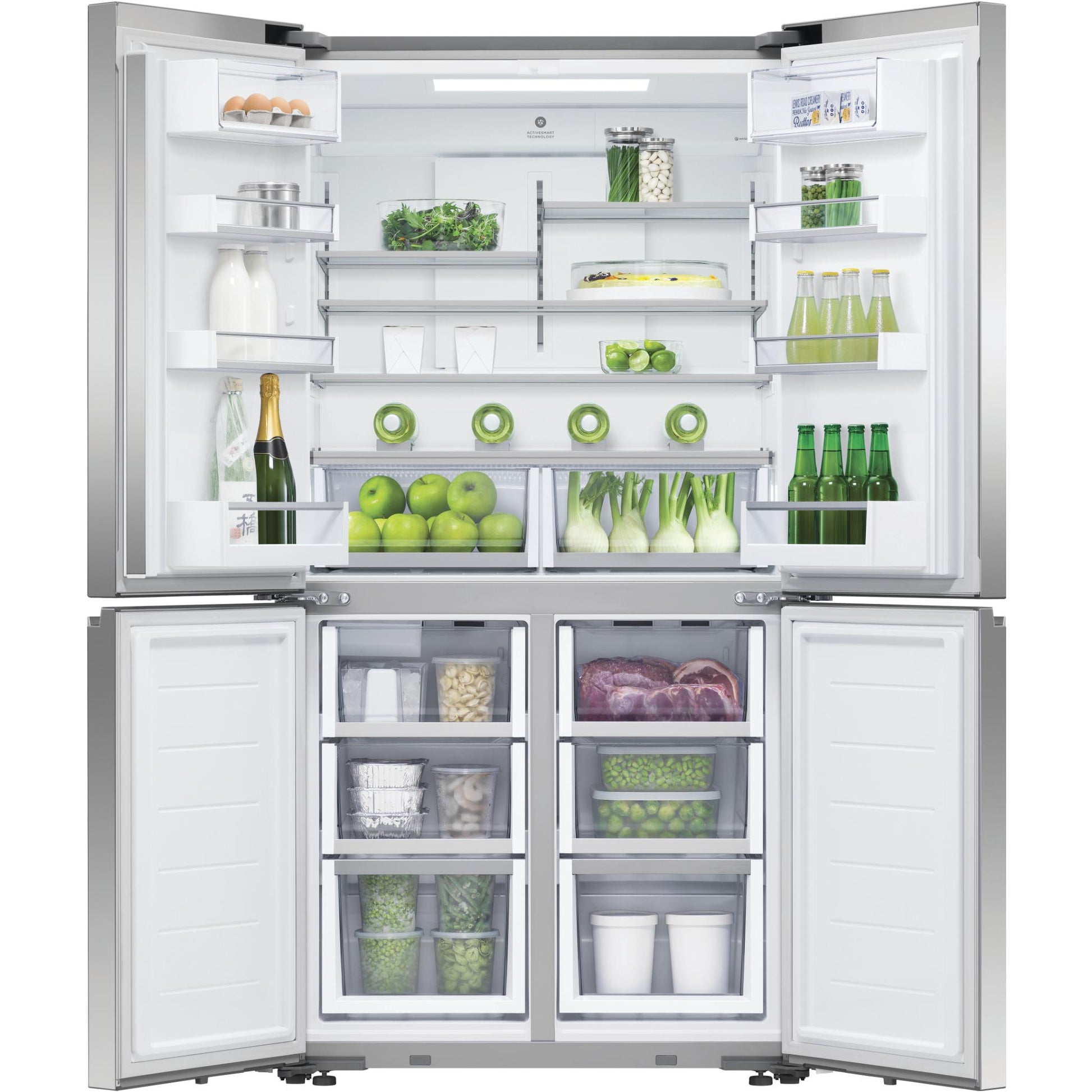Fisher & Paykel RF605QNUVX1 538L French Door Fridge (Stainless Steel)