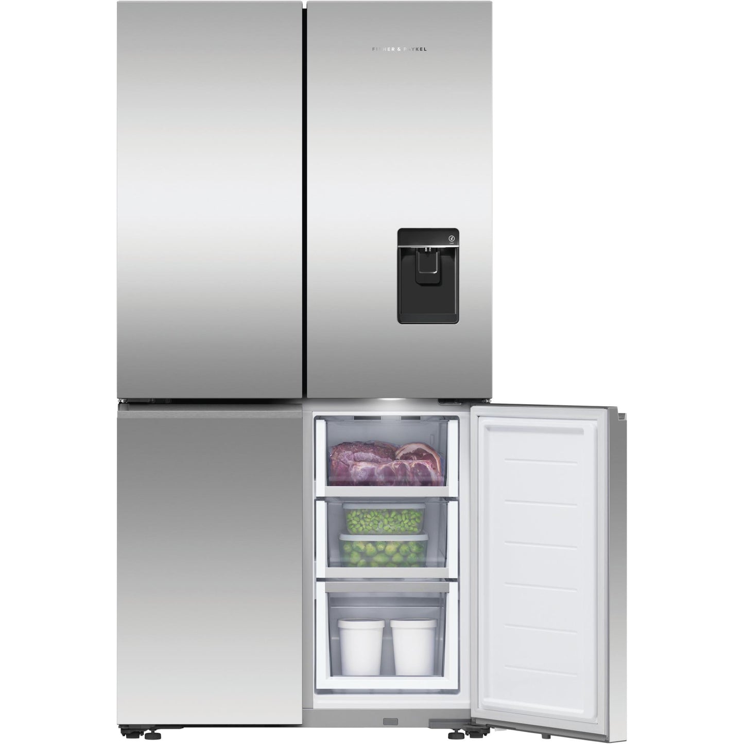 Fisher & Paykel RF605QNUVX1 538L French Door Fridge (Stainless Steel)