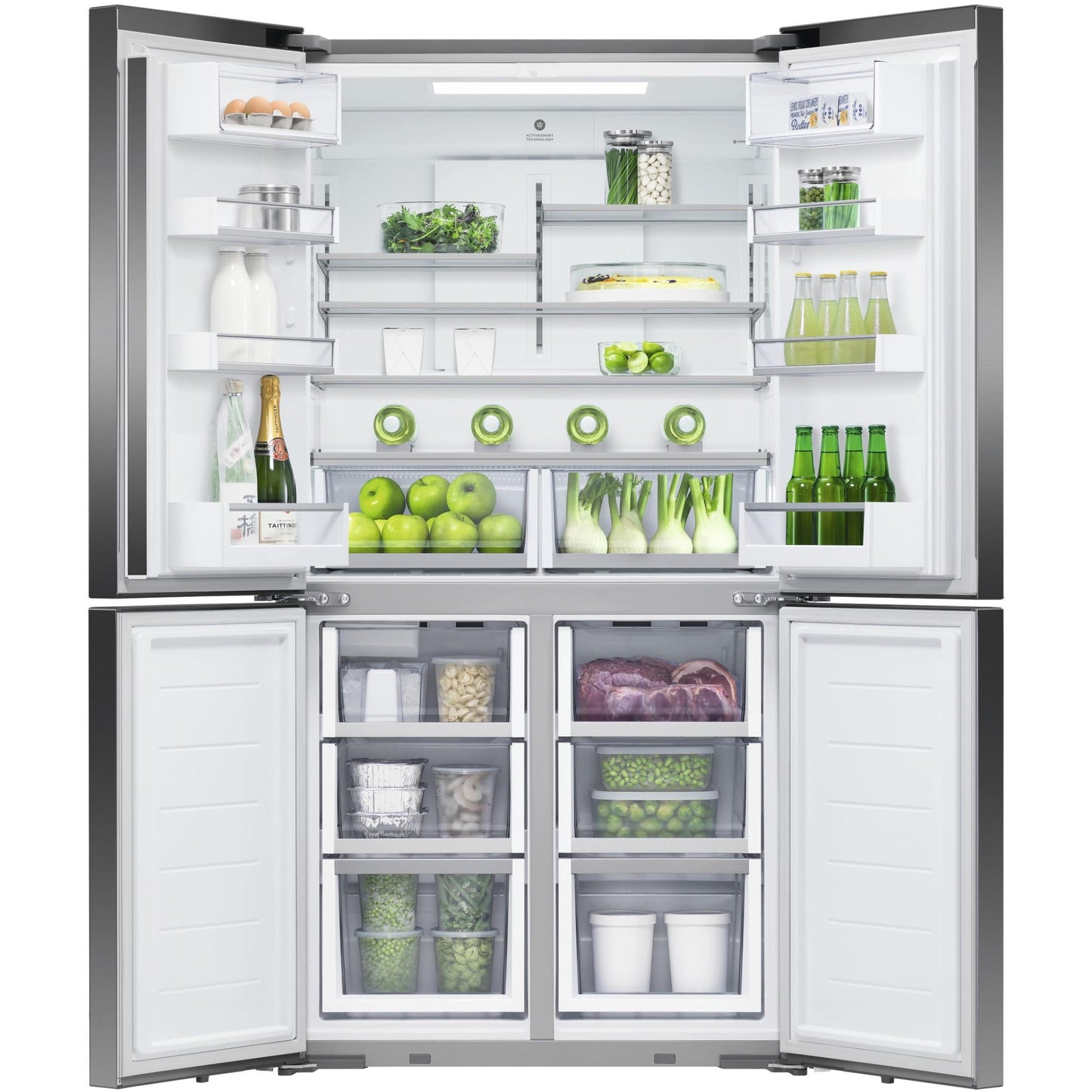 Fisher & Paykel RF605QDUVB2 538L French Door Fridge (Black Stainless Steel)