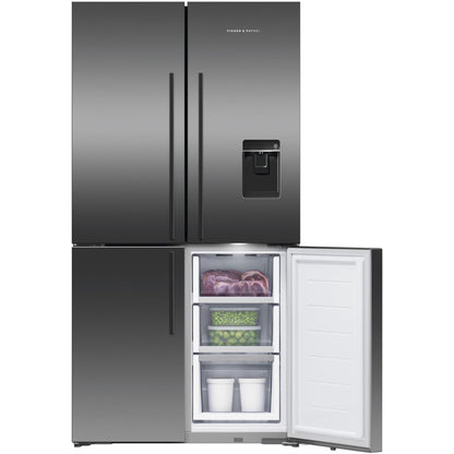 Fisher & Paykel RF605QDUVB2 538L French Door Fridge (Black Stainless Steel)