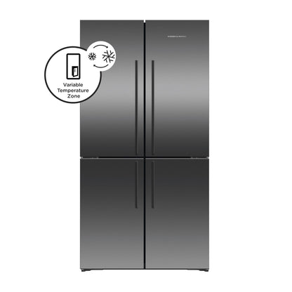 Fisher & Paykel RF605QDVB2 538L French Door Fridge (Black Stainless Steel)