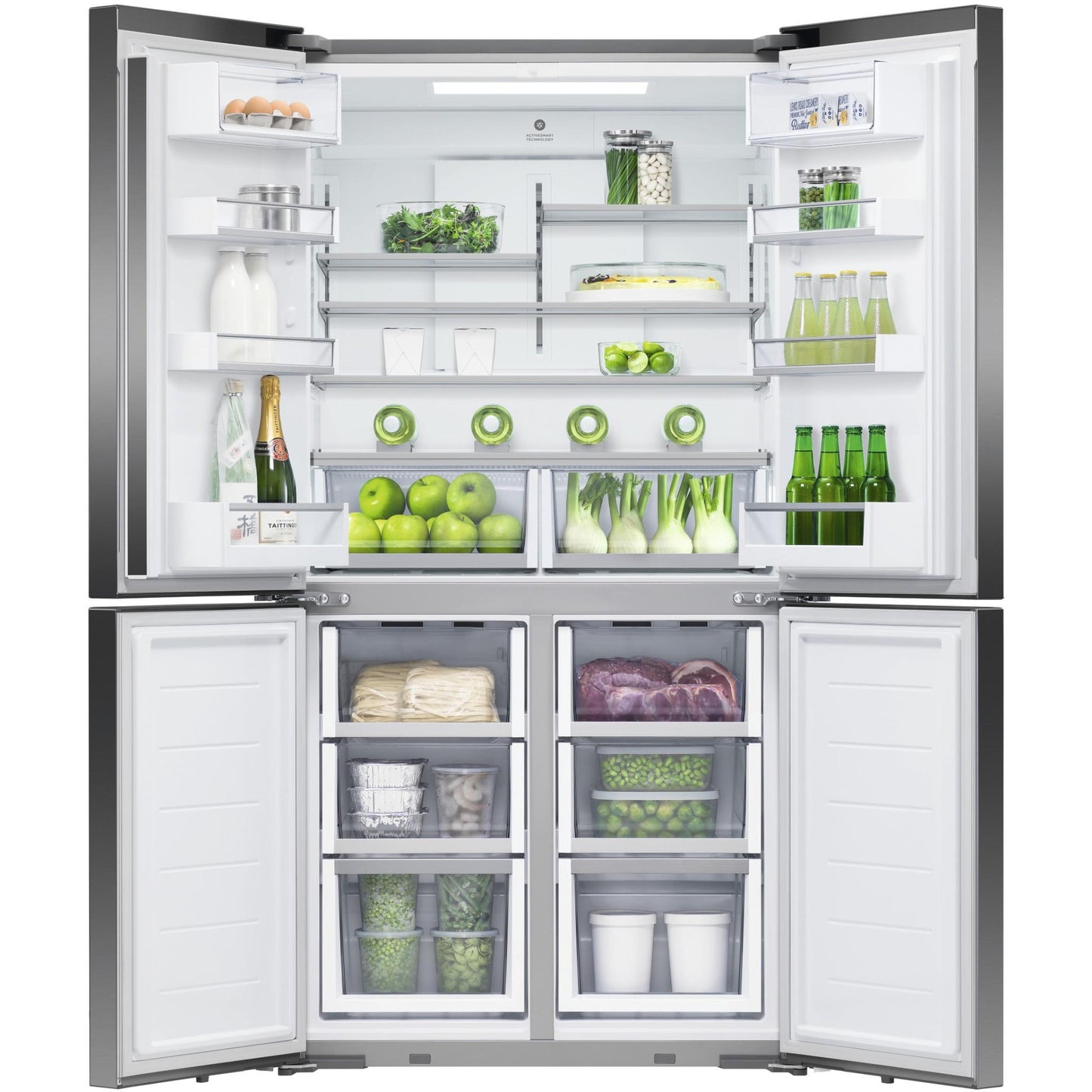 Fisher & Paykel RF605QDVB2 538L French Door Fridge (Black Stainless Steel)