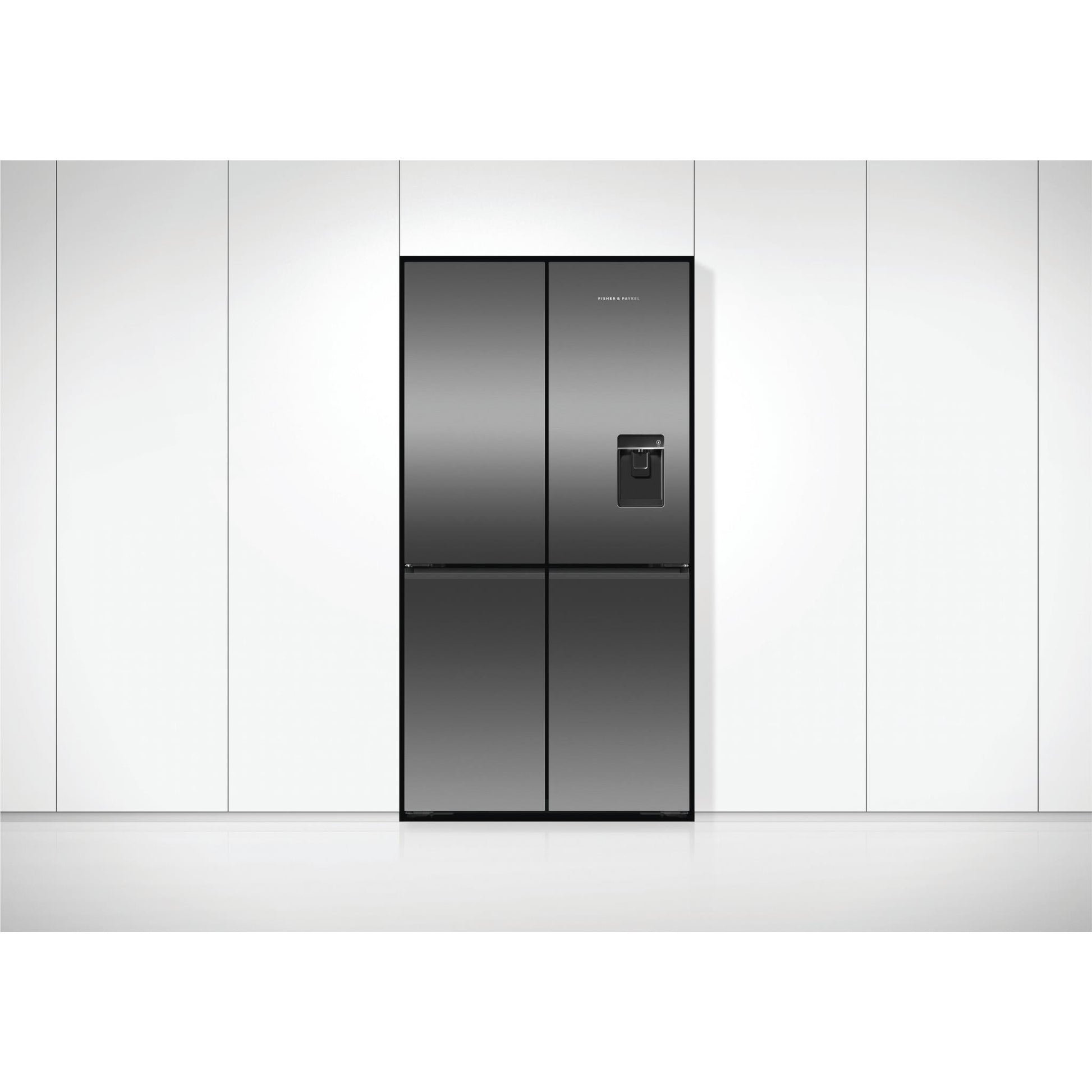 Fisher & Paykel RF605QNUVB1 538L French Door Fridge (Black Stainless Steel)