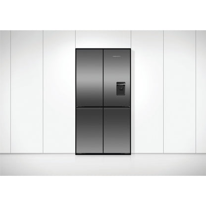 Fisher & Paykel RF605QNUVB1 538L French Door Fridge (Black Stainless Steel)