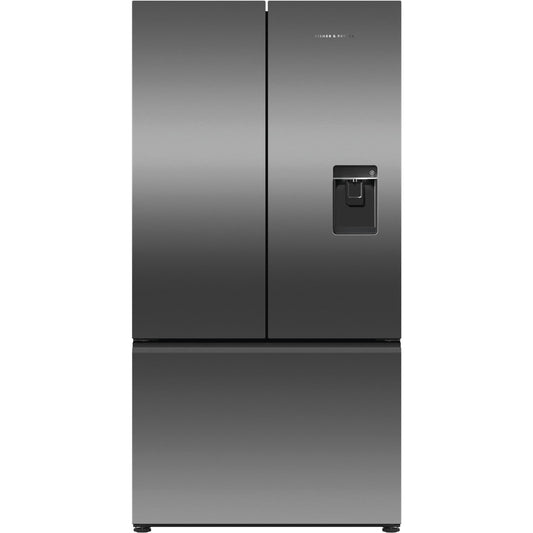 Fisher & Paykel RF610ANUB5 569L French Door Fridge (Black Stainless Steel)