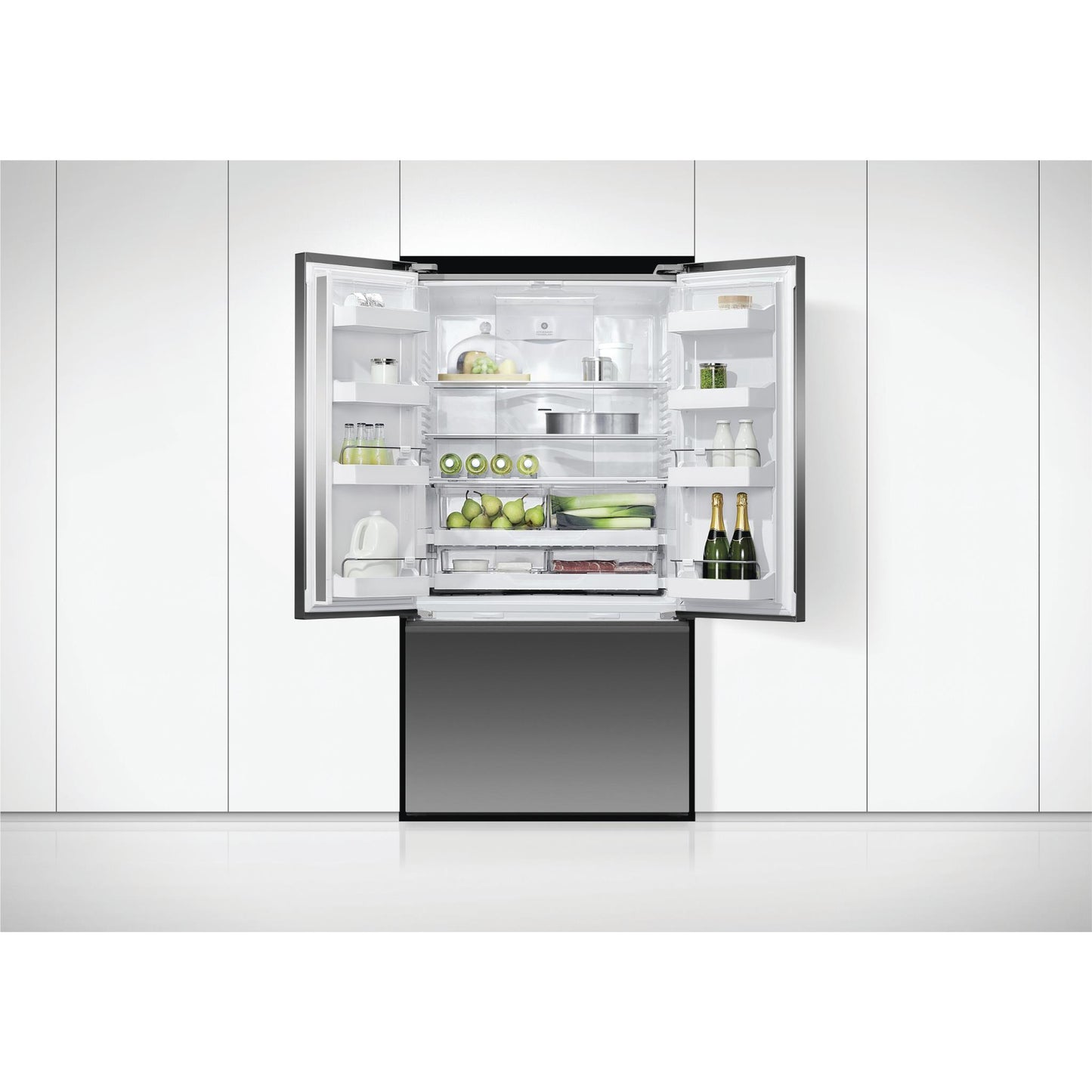 Fisher & Paykel RF610ANUB5 569L French Door Fridge (Black Stainless Steel)