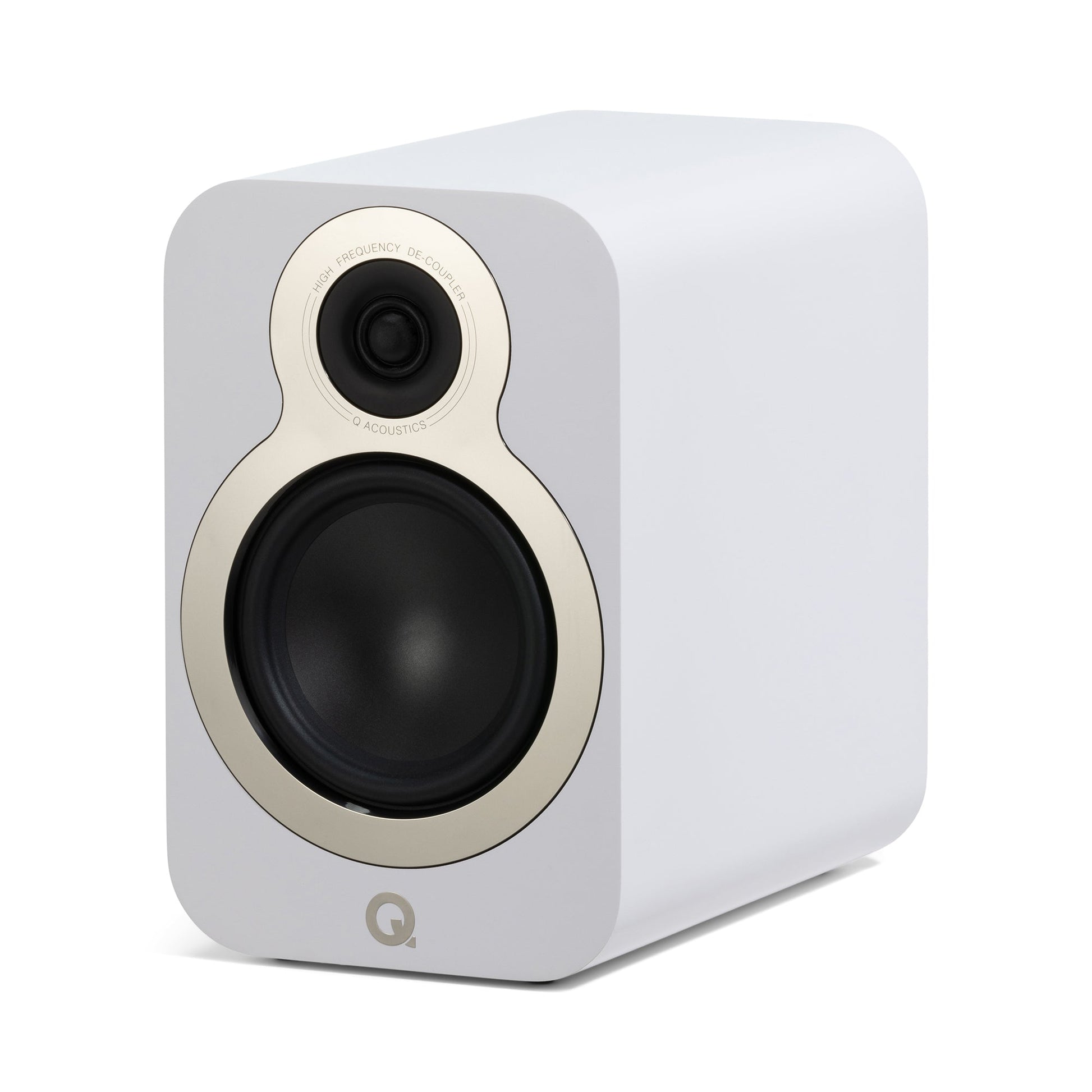 Q Acoustics 3020c Standmount Speakers Satin White Pair