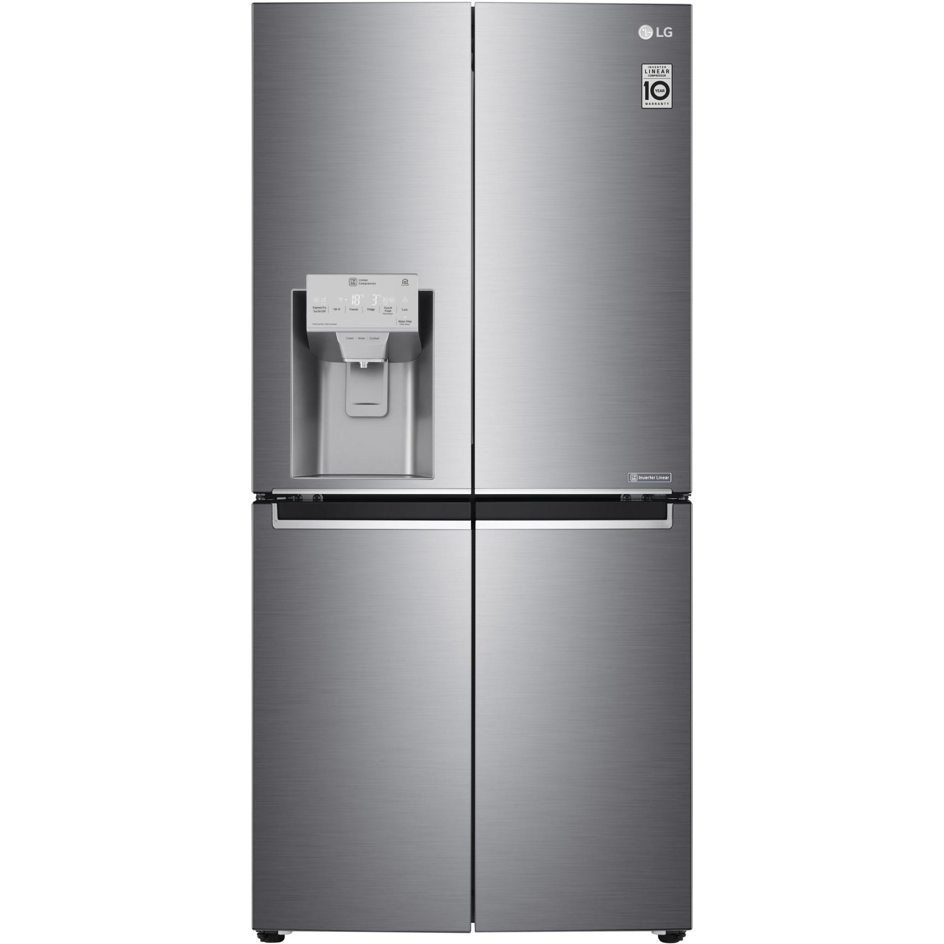 LG GF-L570PNL 506L French Door Fridge (Stainless Steel)