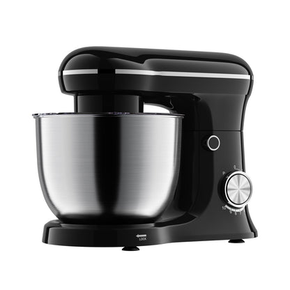 Healthy Choice 400W 5L Mix Master Kitchen Stand with Whisk and Beater (Black)