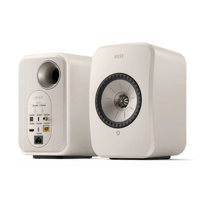 KEF LSX II LT Powered Hifi Speakers Pair (Stone White)
