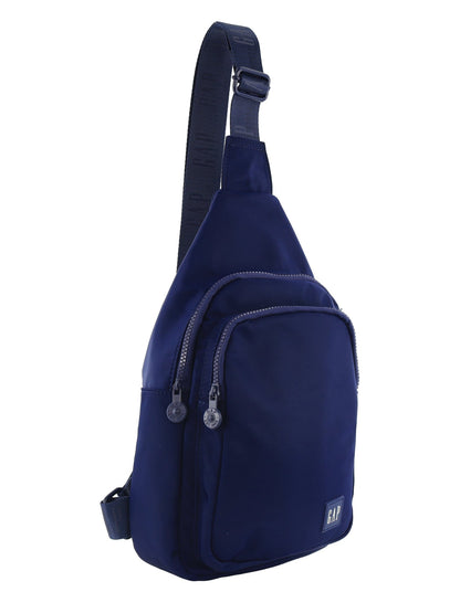 GAP Unisex Travel Nylon Crossbody/Sling Bag w/ Secure Zip 23x38cm Blue