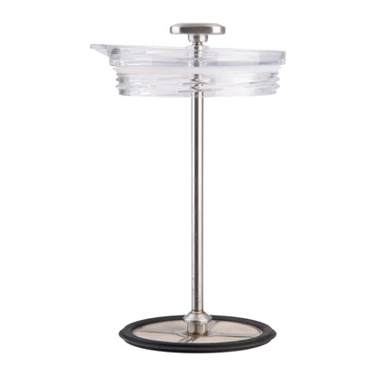 Oasis Stainless Steel Double Wall Insulated Coffee Press - 8 Cup - 1 Litre - Alabaster