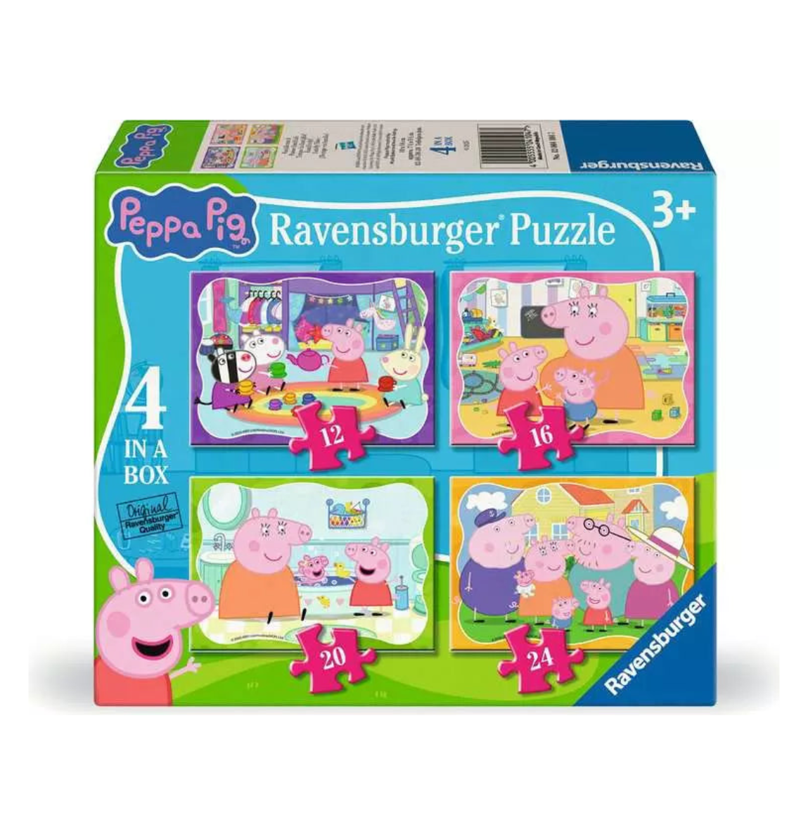 Ravensburger 12/16/20/24pc Peppa Pig Family Time Puzzle