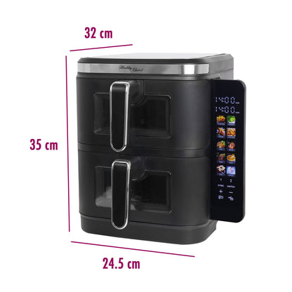 Healthy Choice AFVC30 11L 2400W Double Decker Dual Zone Air Fryer