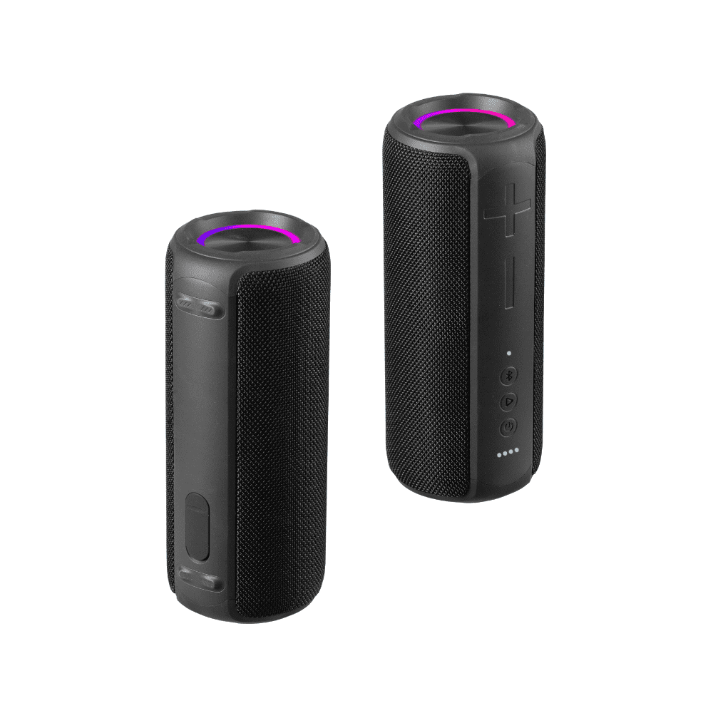 Wave 12W Portable Speaker Amped Series IPX7 LED Large (Black)