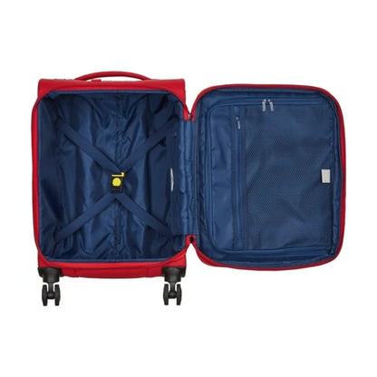 Delsey Brochant 3 Small 55cm Expandable Travel Carry-On Suitcase TSA Lock Red