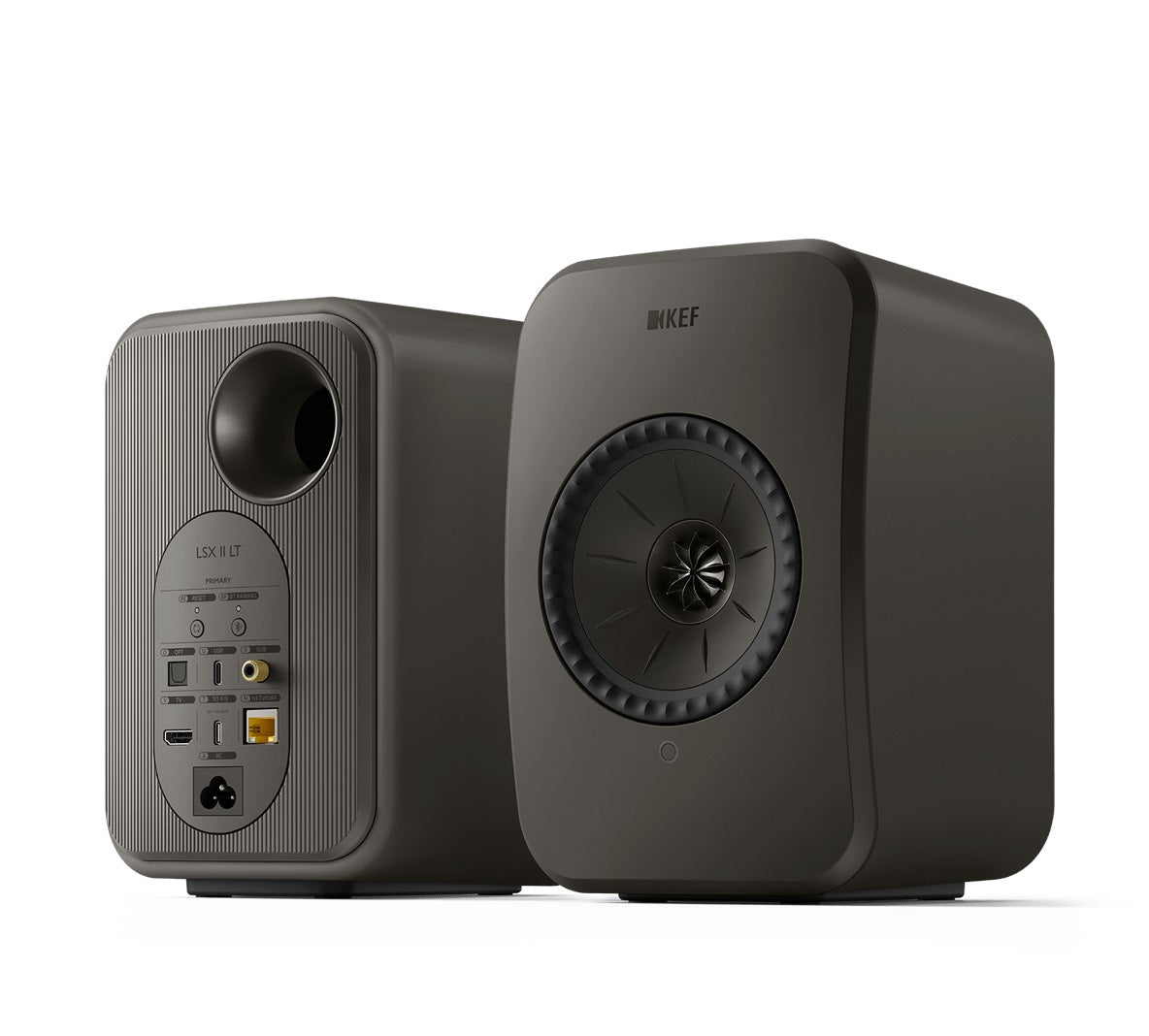 KEF LSX II LT Powered Hifi Speakers Pair (Graphite Grey)