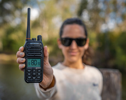 EcoXgear 5 Watt Waterproof UHF CB Handheld Radio (Twin Pack) EXG500-2PK