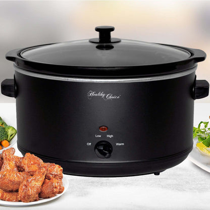 Healthy Choice 8L 300W Slow Cooker (Black)