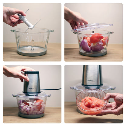 Healthy Choice Stainless Steel Large Powerful Food Chopper