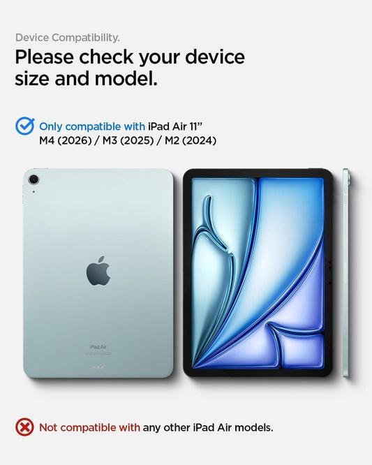 Spigen Apple iPad Air 11 M4/M3/M2 (2026/2025/2024) EZ Fit GLAS.tR Slim 1PC Glass Screen Protector (Clear)
