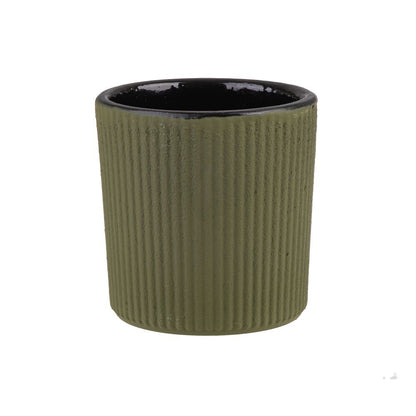 Teaology Serenity Cast Iron Tea Cup 120ml Set 2 - Olive
