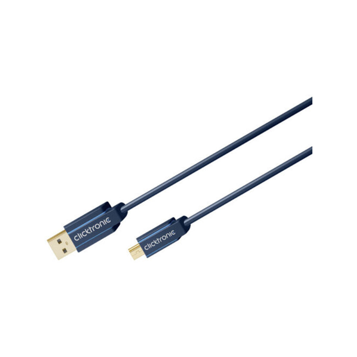 Clicktronic USB A 2.0 to USB MINI-B 5 Cable 3m (Black)