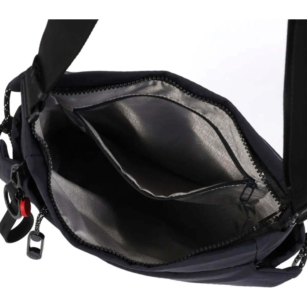 Hedgren Makoto Lightweight Expandable Square Crossover Bag Vulcan Blue