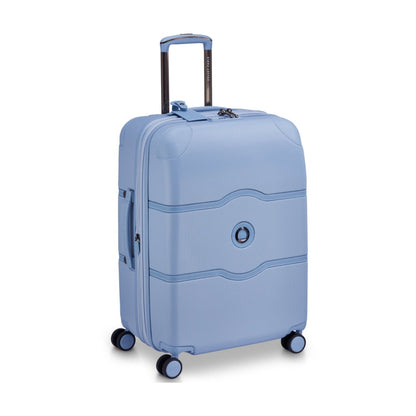 Delsey Chatelet Air 2.0 Checked-In Luggage Suitcase W/ TSA Lock Light Blue 66 cm