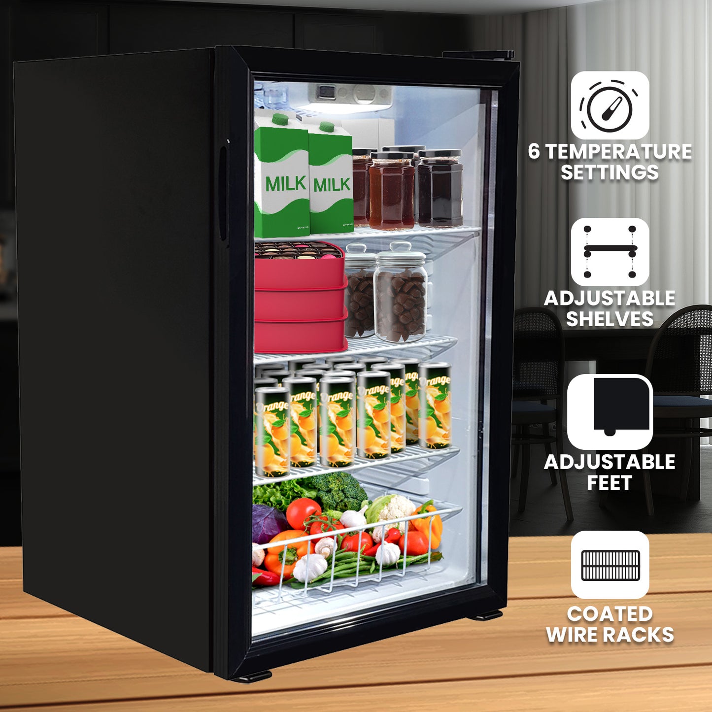 Kolner 130L Mini Bar Fridge
