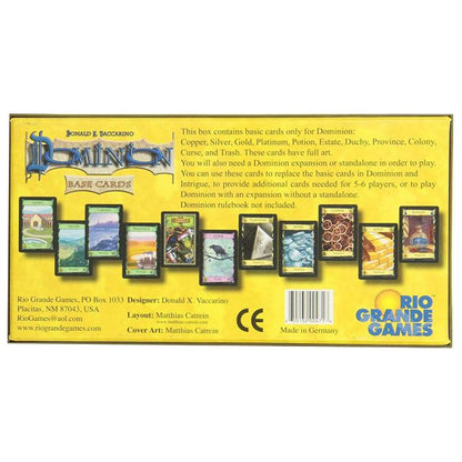 Rio Grande Games Dominion Base Cards