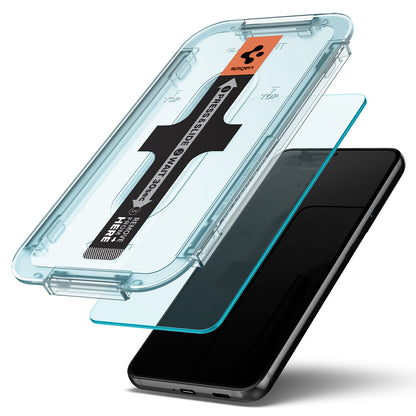 Spigen Samsung Galaxy S22 EZ Fit GLAS.tR Slim Glass Screen Protector - Clear