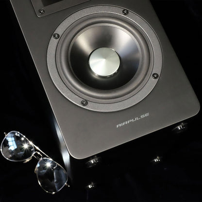 Airpulse A100 Wireless Active Miniature Speakers (Matte Black)
