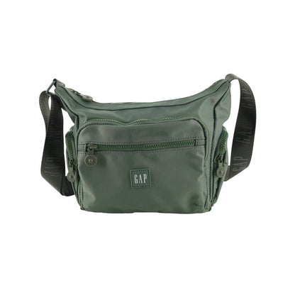 GAP Unisex Nylon Shoulder Crossbody Bag w/ Secure Zip 29x22cm Twig