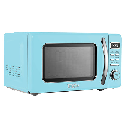 Total Chef Retro Microwave 25L Blue