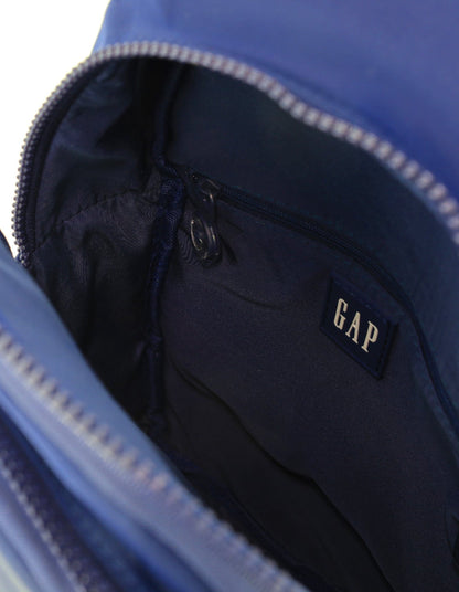 GAP Unisex Travel Nylon Crossbody/Sling Bag w/ Secure Zip 23x38cm Blue