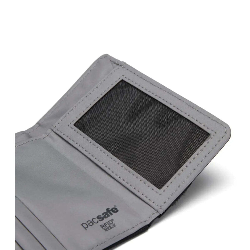 Pacsafe RFIDsafe Trifold Wallet - Jet Black