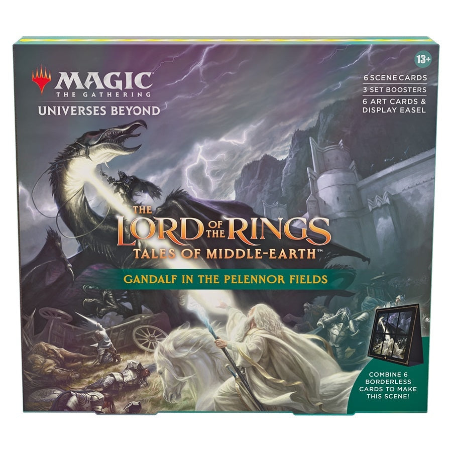 Wizards Of The Coast Magic the Gathering the Lord of the Rings Tales of Middle Earth Holiday Release Scene Box 4 Decks Per Display