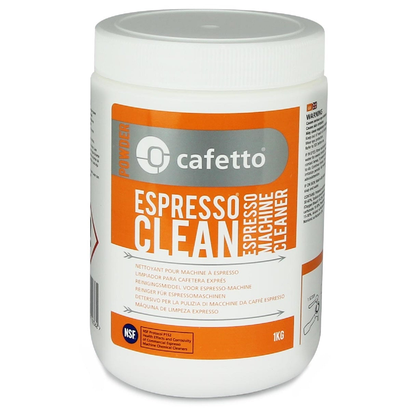 Cafetto Espresso Coffee Machine Cleaning Powder - 1Kg
