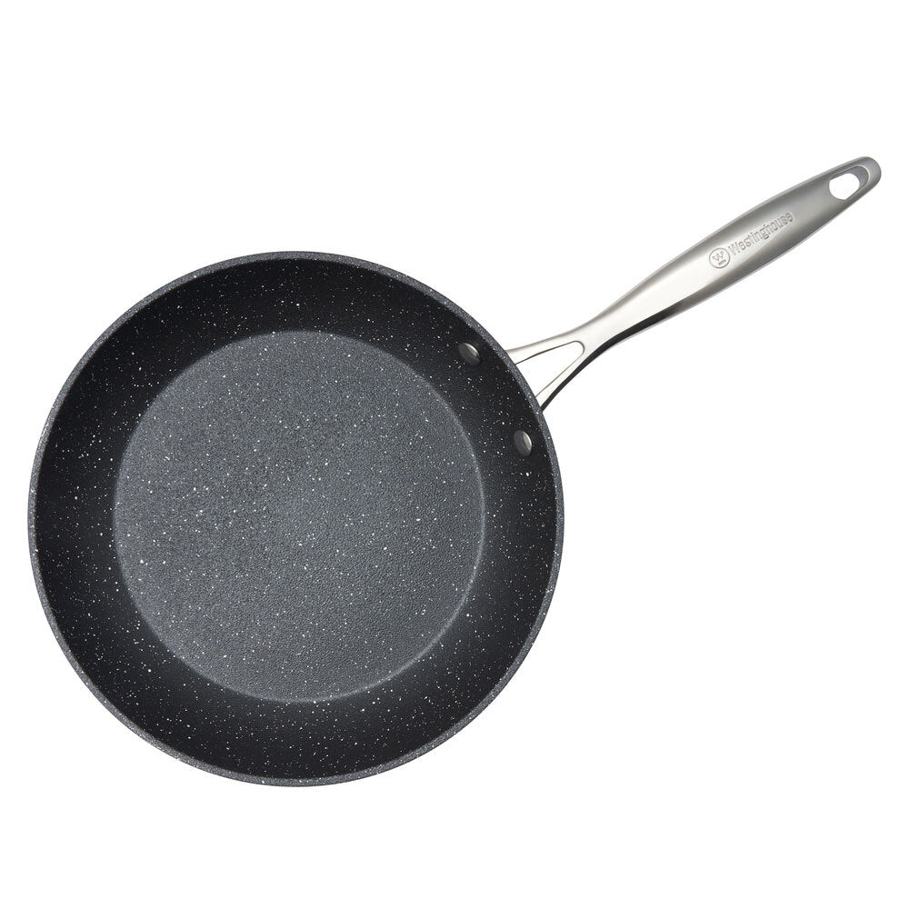 Westinghouse 2pc Frypan Set 24/28cm – Multi-Layer Non-Stick (Black)