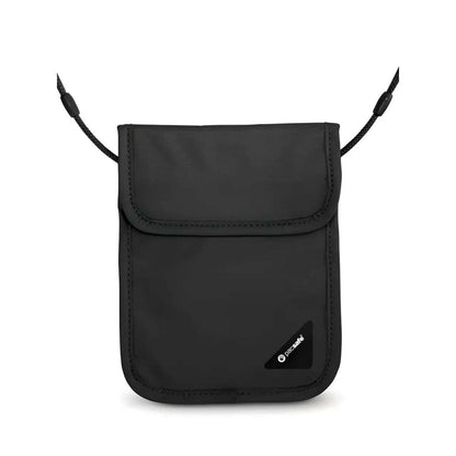 Pacsafe Coversafe X75 RFID Blocking Neck Pouch - Black