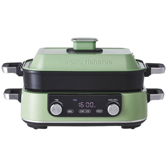 Morphy Richards 3L Non-stick Multifunction Electric Cooker Pan (Green)