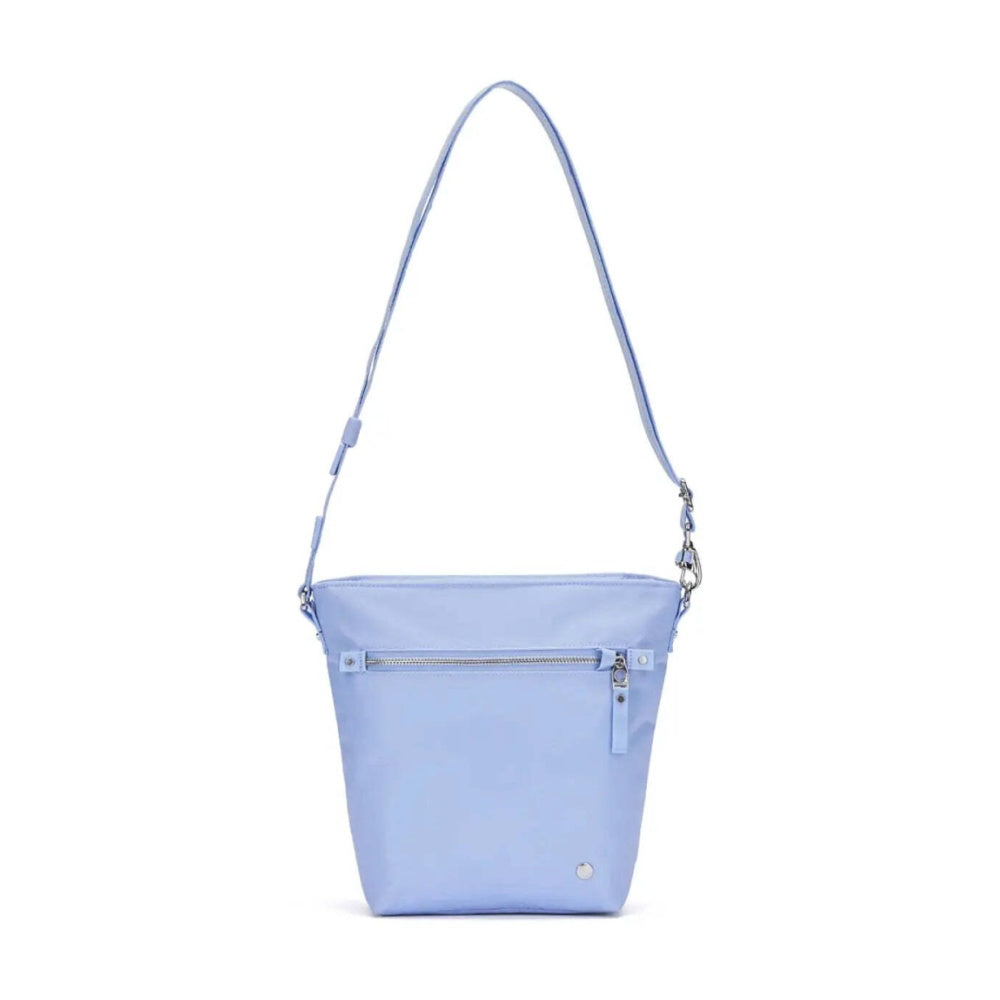 Pacsafe W Anti-Theft Crossbody Bag RFID Blocking Slashguard Secure Serenity Blue