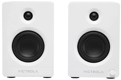 Victrola Tempo Bookshelf Speakers - White