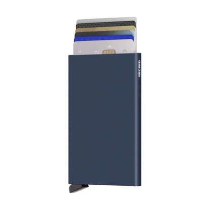 Secrid Cardprotector Compact RFID Aluminium Cards Wallet Navy