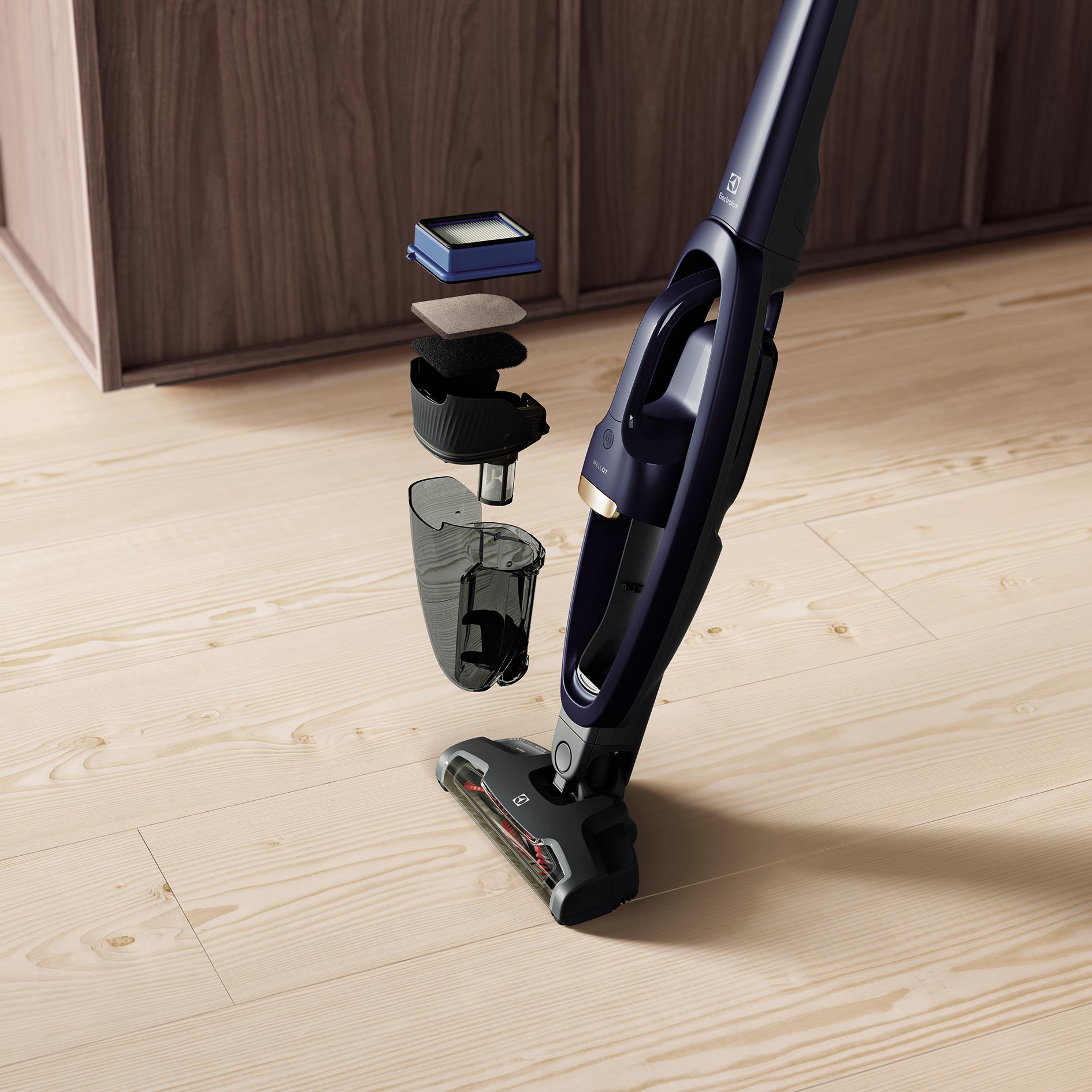 Electrolux Well Q7 Reach Stick Vacuum (Indigo Blue)