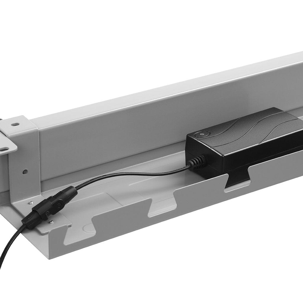 Desky Single Sit Stand Desk 2000x750mm (White/Grey)